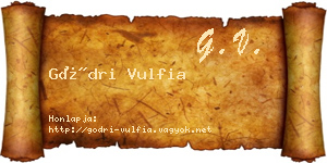 Gödri Vulfia névjegykártya